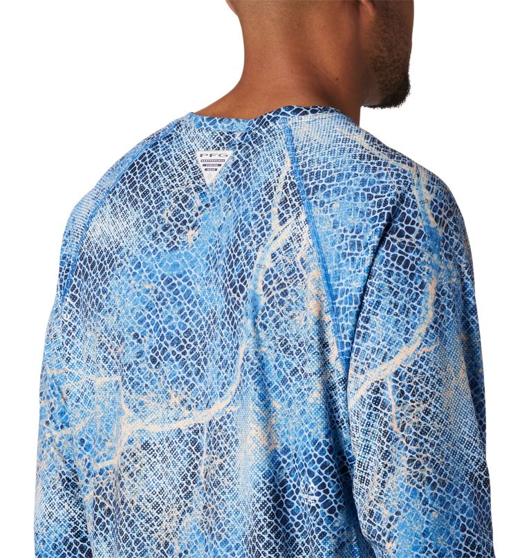 Super Terminal Tackle Long Sleeve Shirt | 911 | S, Color: Vivid Blue Realtree MAKO, image 5