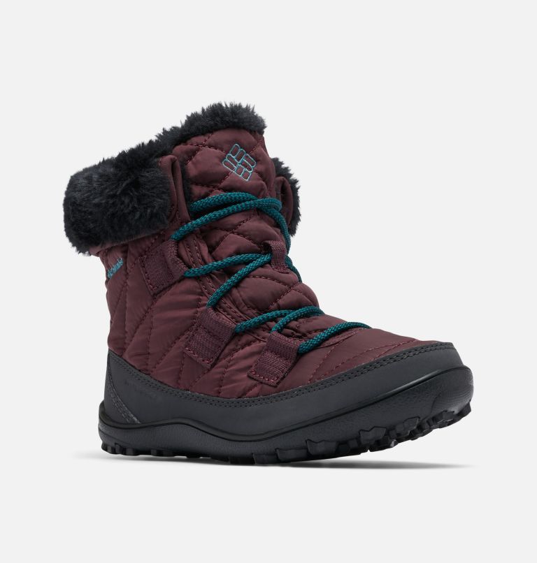 Youth Minx Shorty Omni-Heat Waterproof Boot, Color: Epic Plum, River Blue, image 2