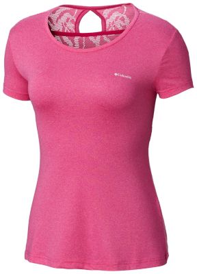 Haut Manches Courtes Peak to Point&trade; Novelty Femme Peak to Point&trade; Novelty SS Shir | 039 | S, Haute Pink, front