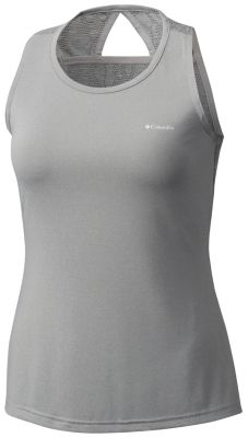 D&eacute;bardeur Peak to Point&trade; Novelty Femme Peak to Point&trade; Novelty Tank | 039 | S, Columbia Grey, front