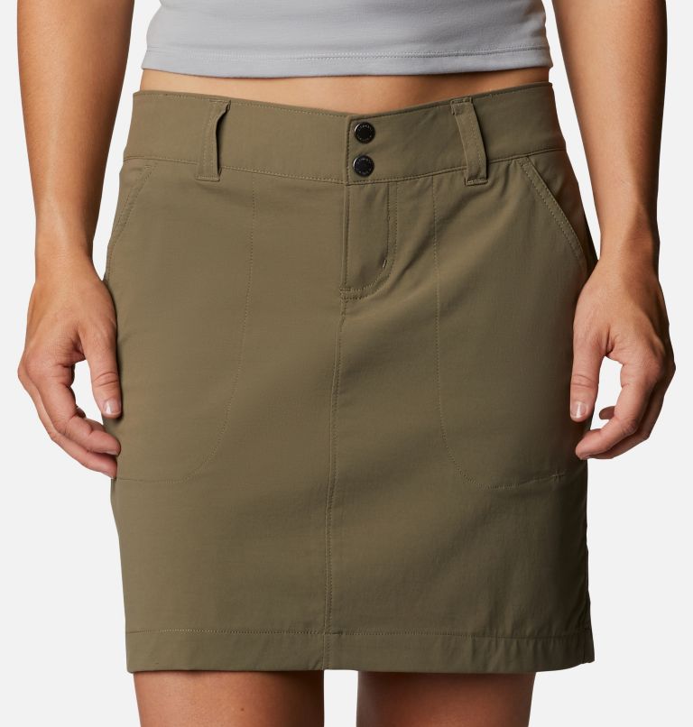 Saturday Trail Skort | 397 | 6, Color: Stone Green, image 4
