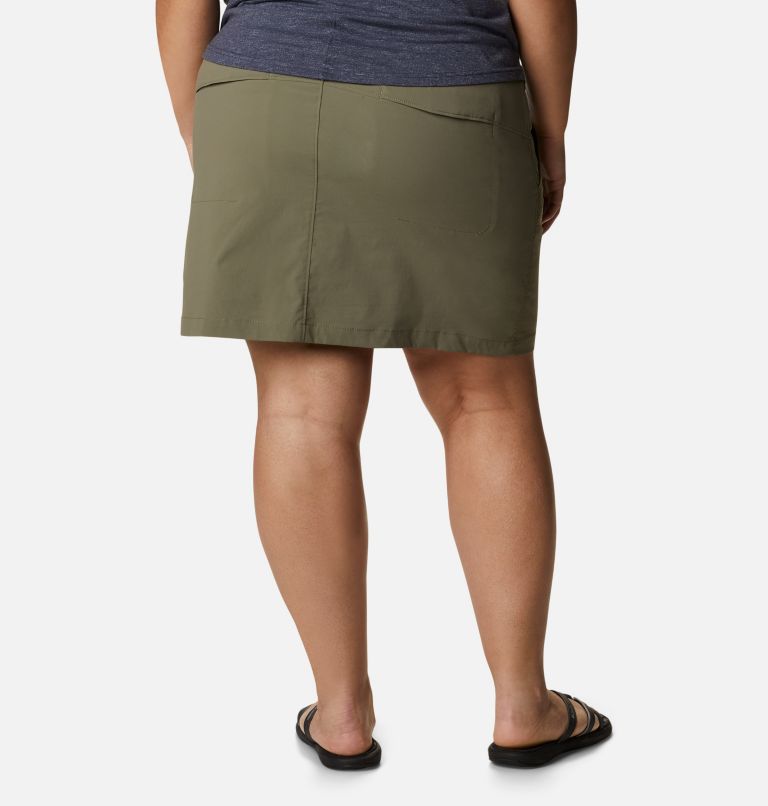 Women's Saturday Trail Skort – Plus Size, Color: Stone Green, image 2