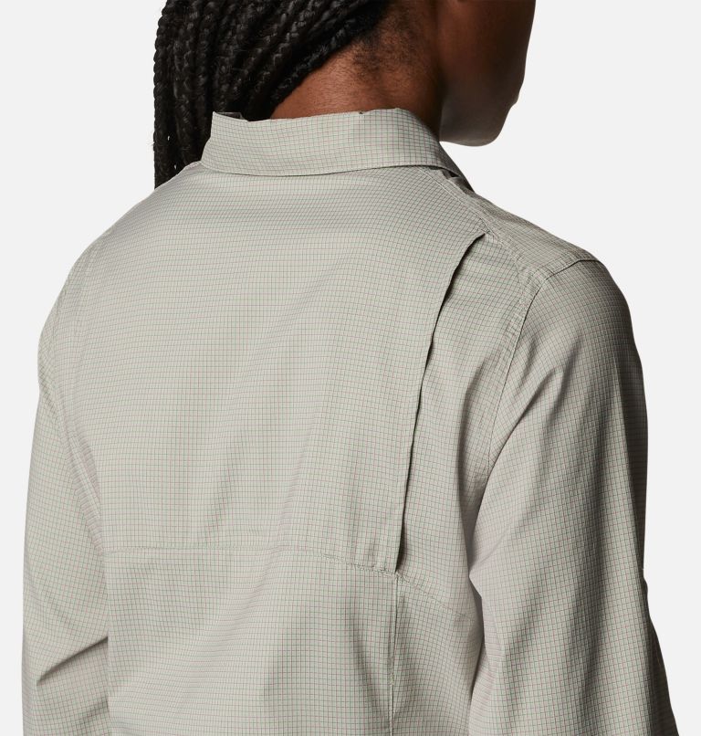 Thumbnail: Chemise manches longues à carreaux Silver Ridge Lite pour femme, Color: Safari Quiet Grid, image 5