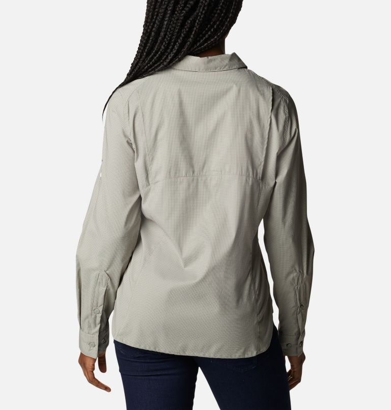 Thumbnail: Chemise manches longues à carreaux Silver Ridge Lite pour femme, Color: Safari Quiet Grid, image 2
