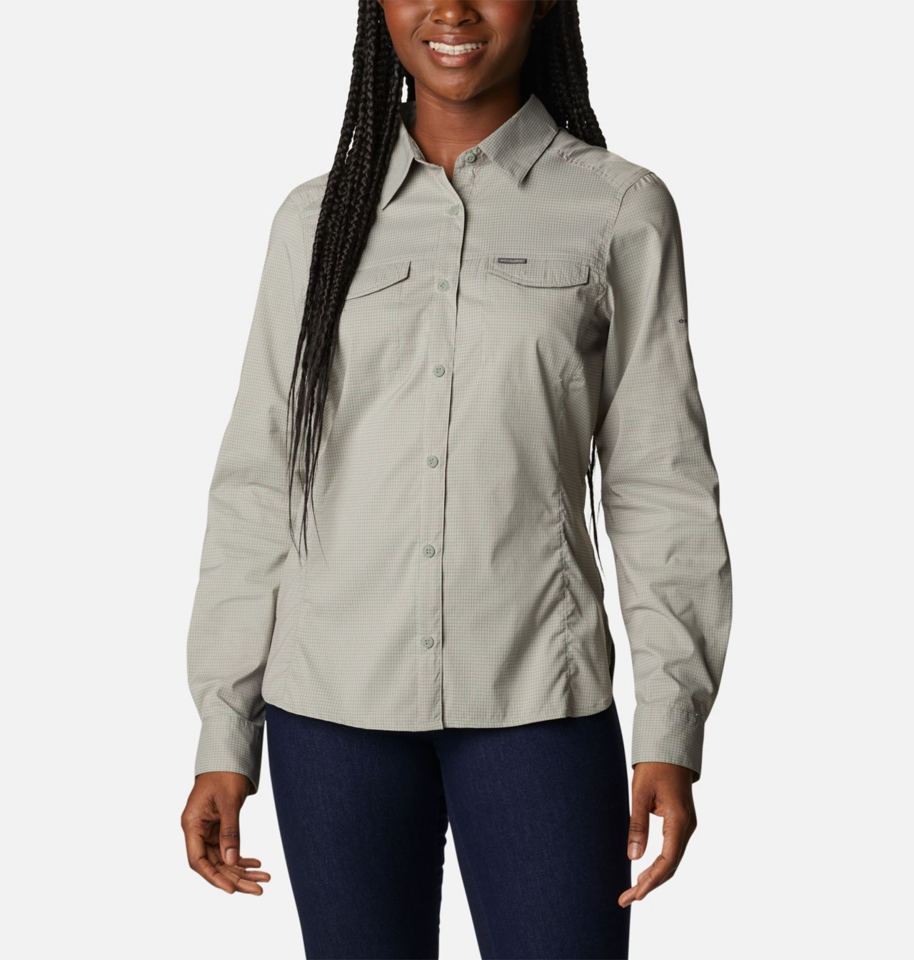Chemise manches longues à carreaux Silver Ridge™ Lite pour femme 1