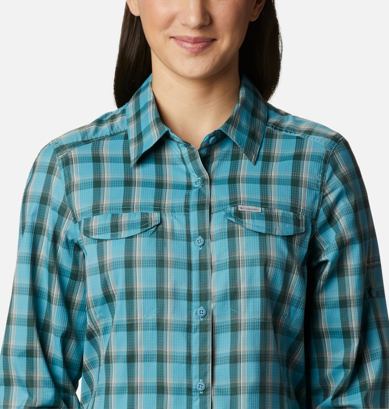 Women’s Silver Ridge™ Lite Plaid Long Sleeve Shirt 4
