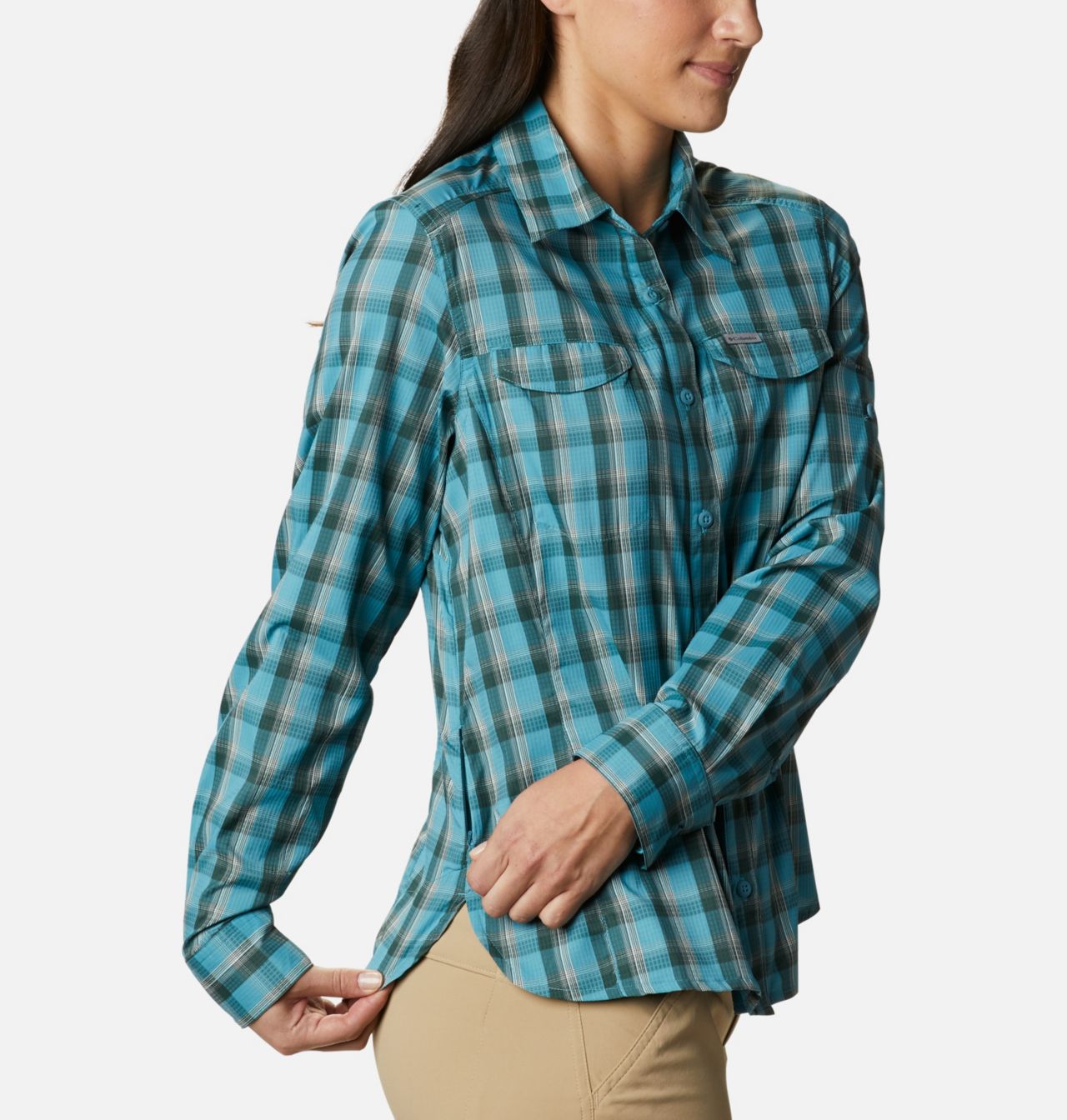 Women’s Silver Ridge™ Lite Plaid Long Sleeve Shirt 6