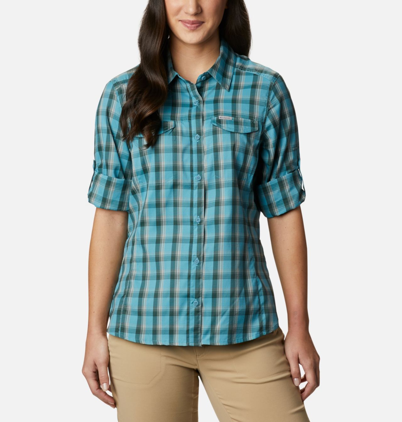 Women’s Silver Ridge™ Lite Plaid Long Sleeve Shirt 7