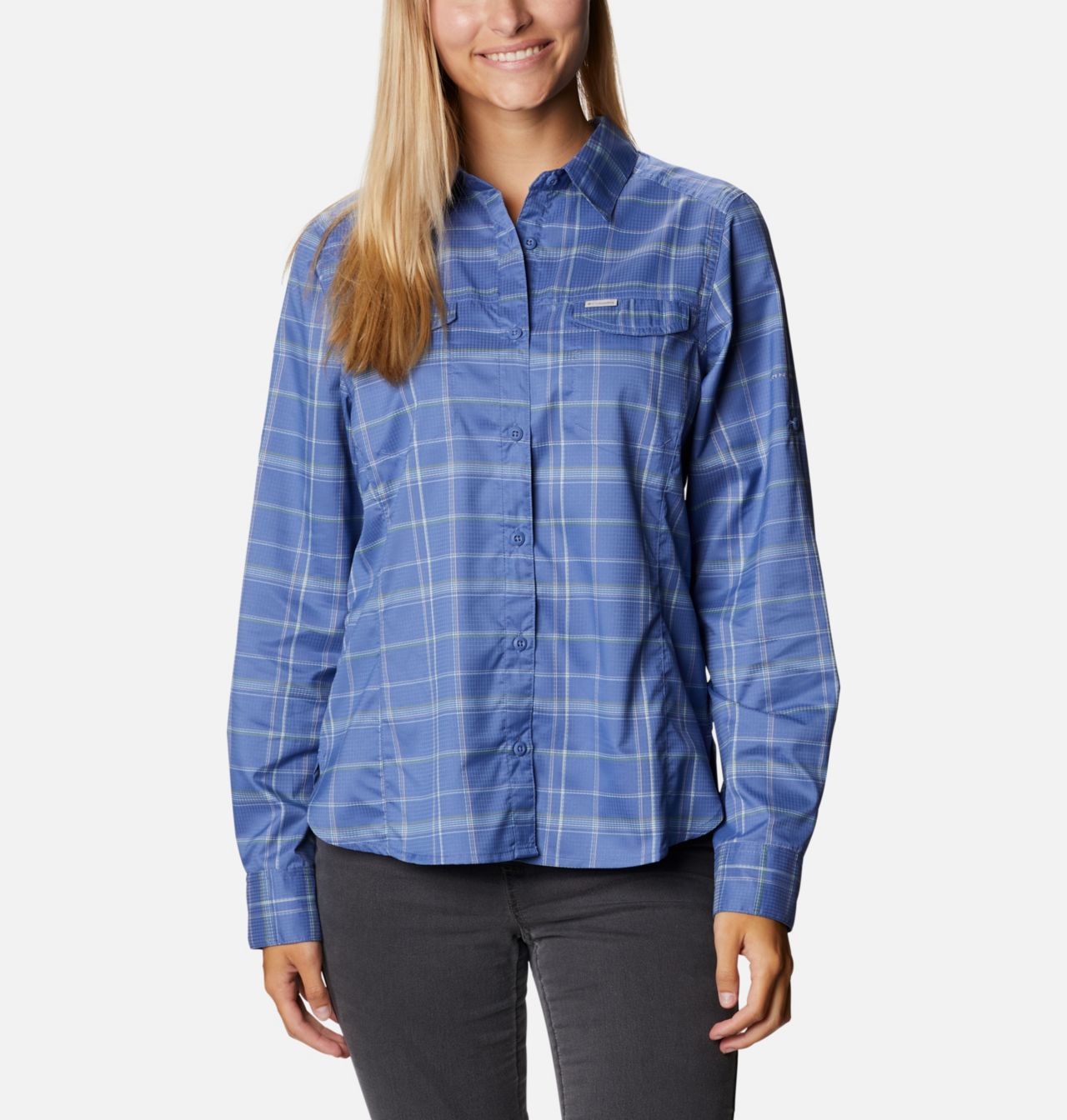 Women’s Silver Ridge™ Lite Plaid Long Sleeve Shirt 1