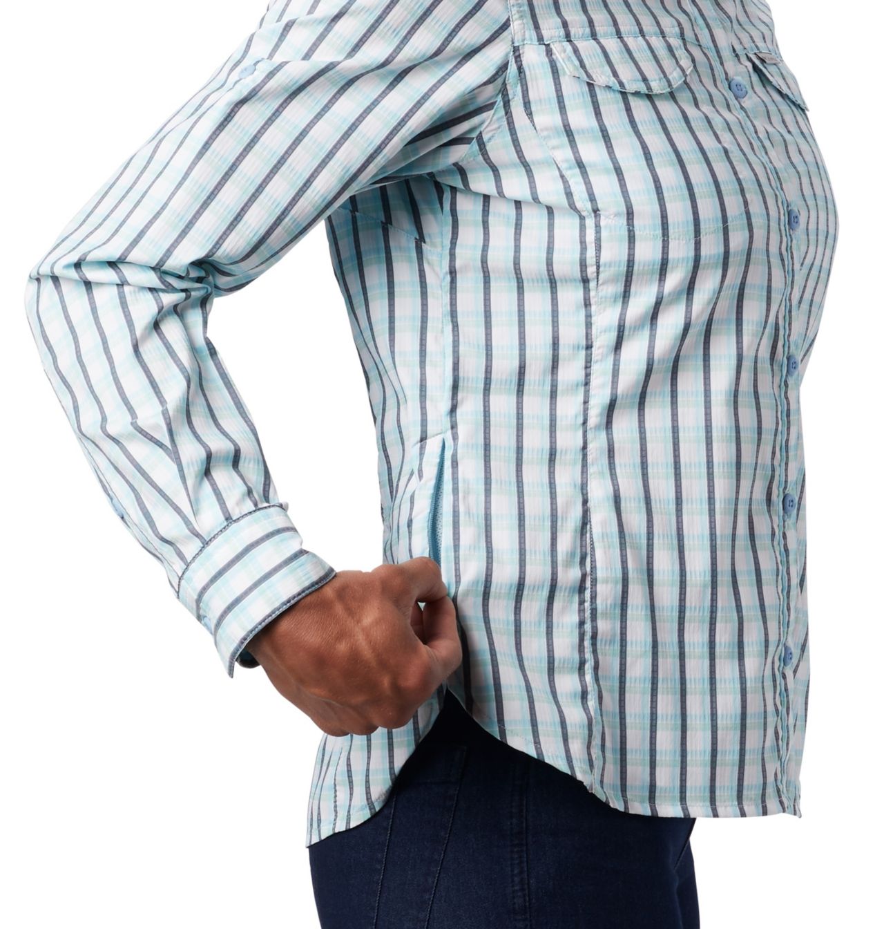 Women’s Silver Ridge™ Lite Plaid Long Sleeve Shirt 6