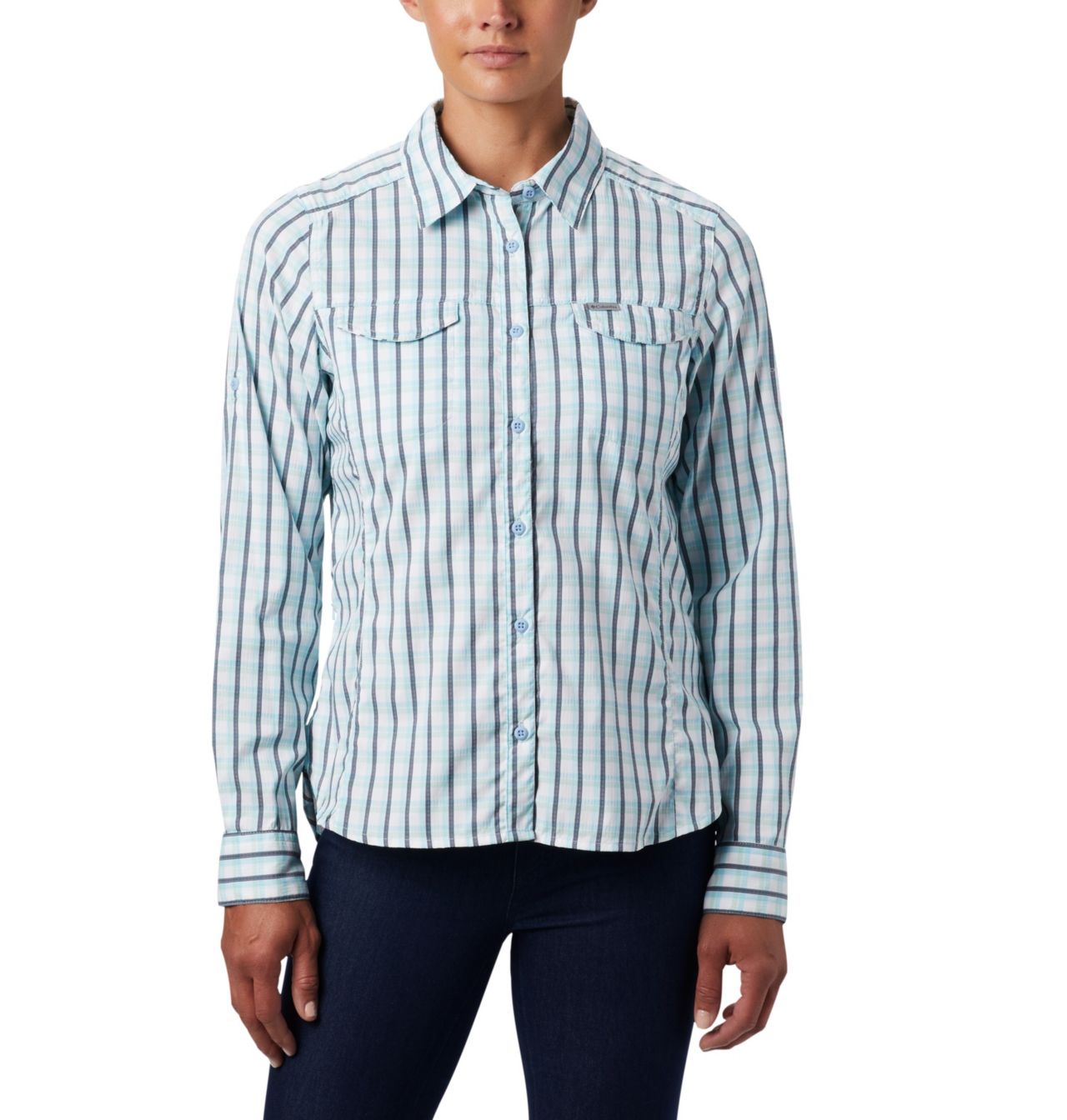 Women’s Silver Ridge™ Lite Plaid Long Sleeve Shirt 1