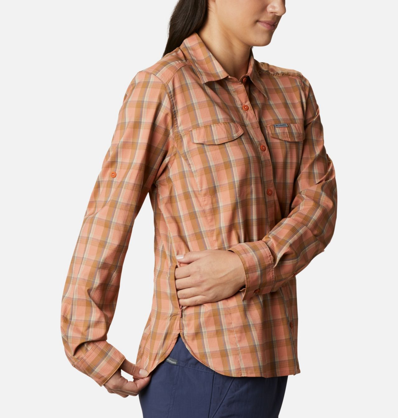 Women’s Silver Ridge™ Lite Plaid Long Sleeve Shirt 6