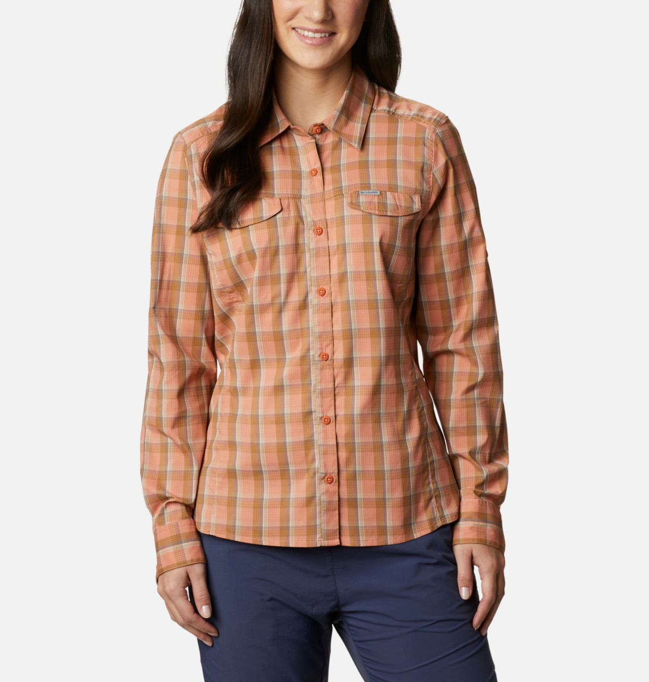 Women’s Silver Ridge™ Lite Plaid Long Sleeve Shirt 1