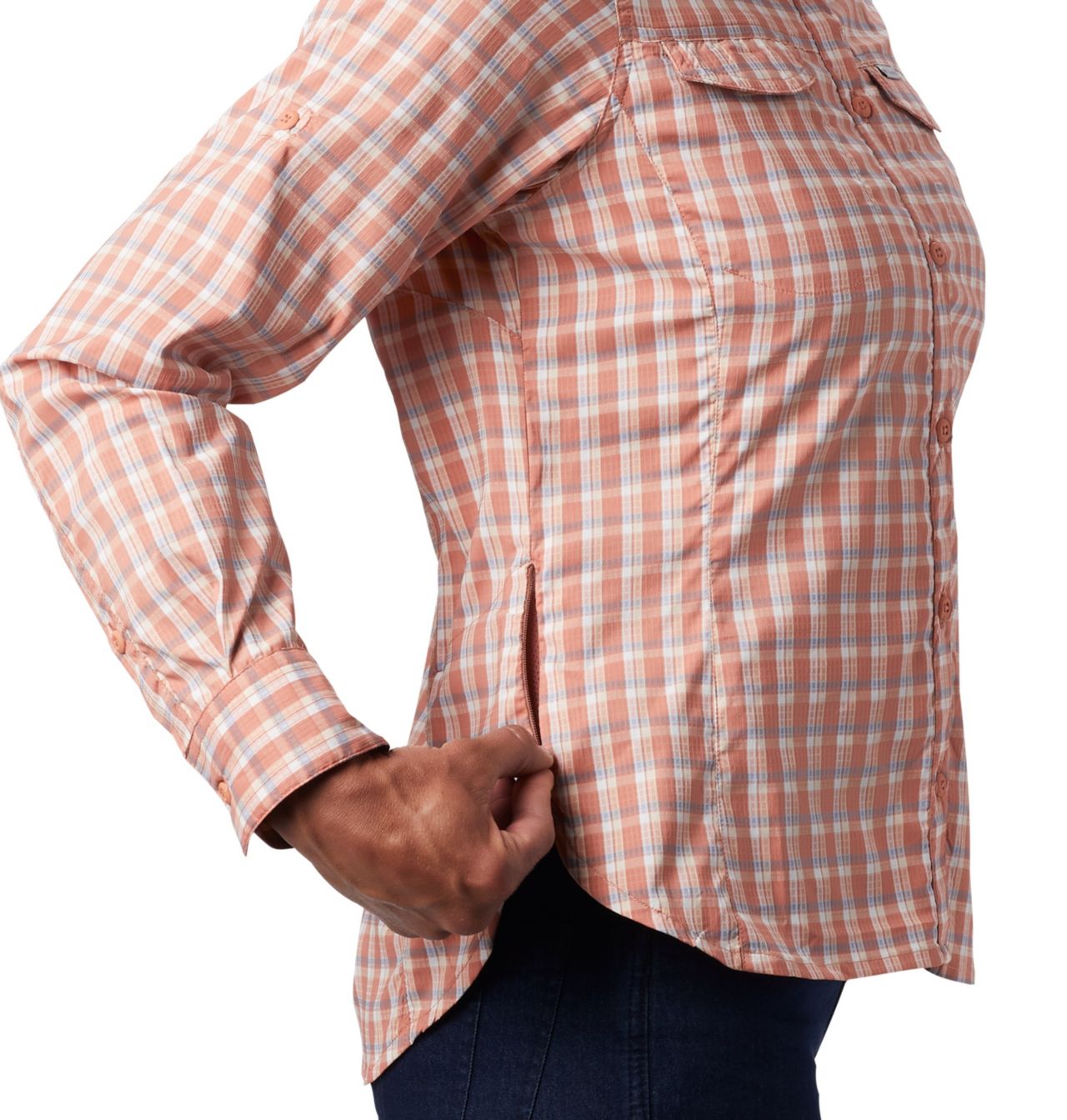 Women’s Silver Ridge™ Lite Plaid Long Sleeve Shirt 6