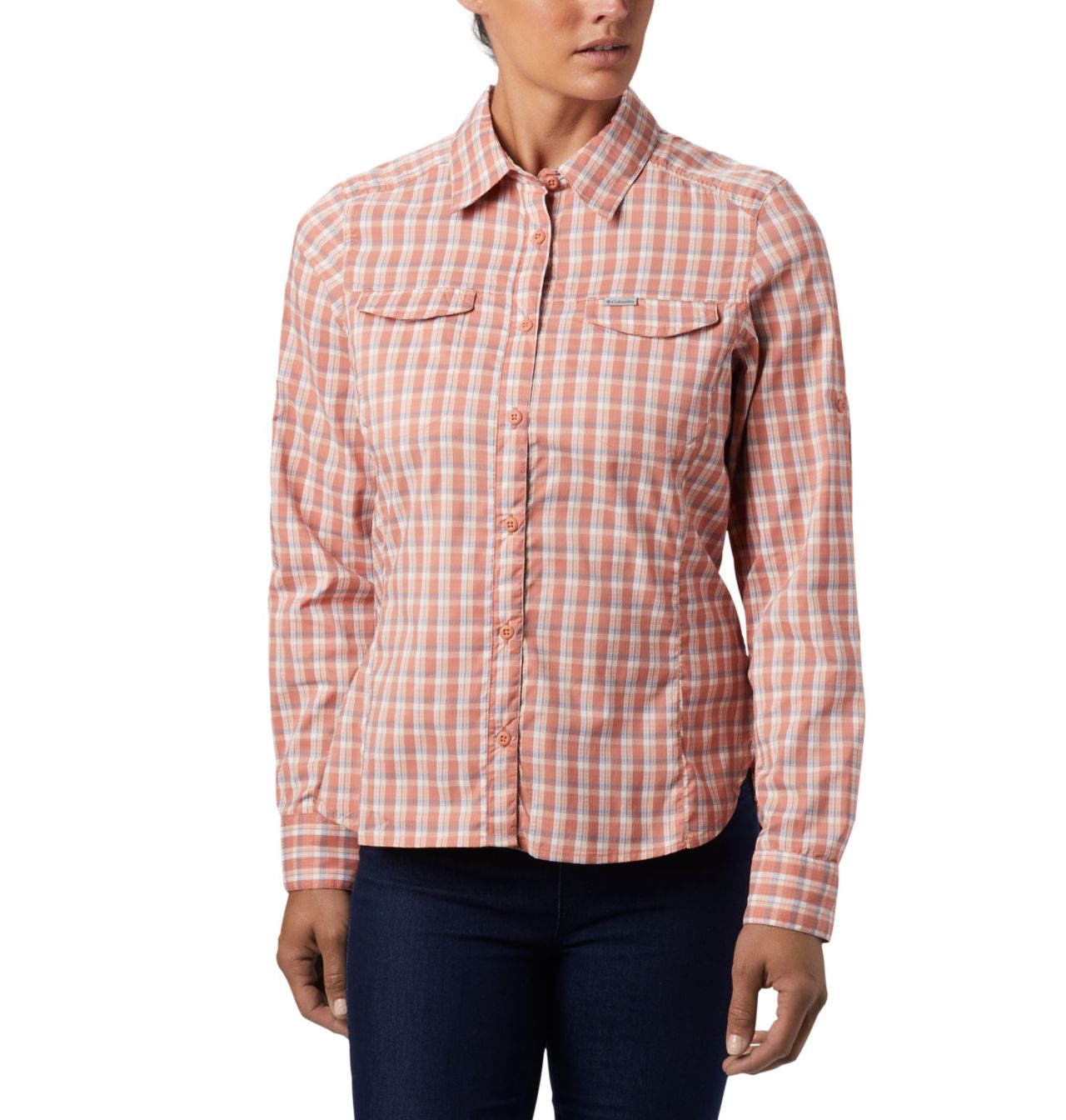 Women’s Silver Ridge™ Lite Plaid Long Sleeve Shirt 1