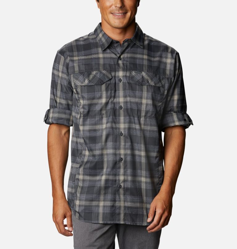 Columbia silver ridge cheap plaid long sleeve shirt