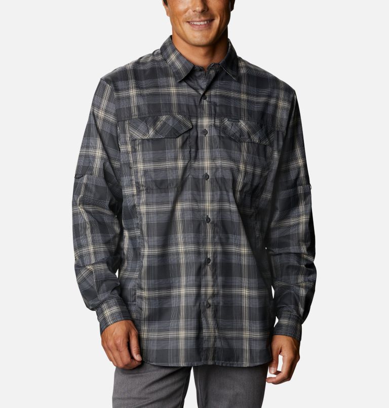 Columbia men's silver ridge cheap plaid long sleeve shirt