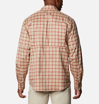Men's Silver Ridge Lite Plaid&trade; Shirt Silver Ridge Lite Plaid&trade; Long Sleeve | 350 | XL, Ancient Fossil Small Grid, back