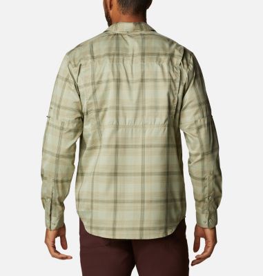Men's Silver Ridge Lite Plaid&trade; Shirt Silver Ridge Lite Plaid&trade; Long Sleeve | 350 | XL, Safari Large Plaid, back