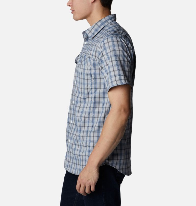 Chemise à manches courtes Silver Ridge Lite Plaid pour homme, Color: Columbia Grey Switchback Madras, image 3