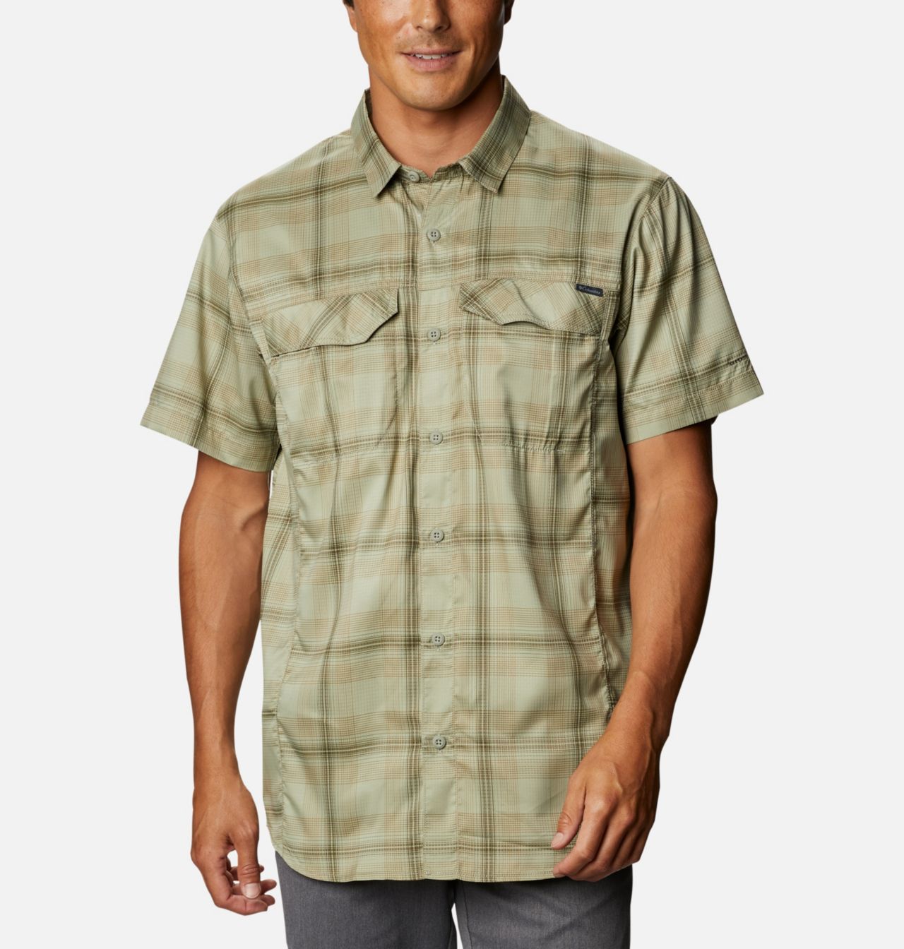 Men's Silver Ridge Lite Plaid™ Short Sleeve Shirt 1