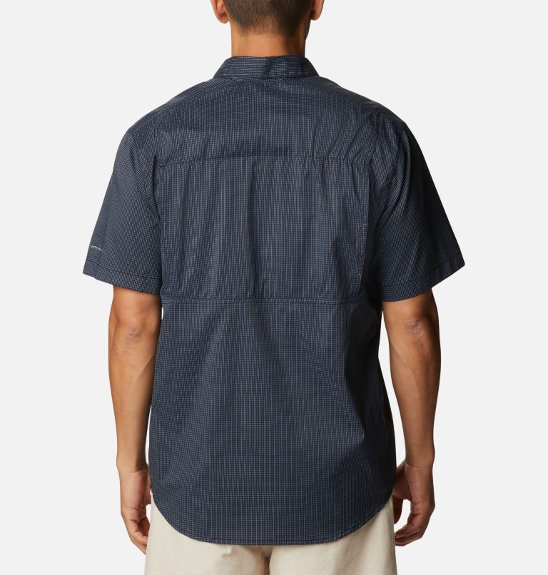 Chemise à manches courtes Silver Ridge Lite Plaid pour homme, Color: Collegiate Navy, Quiet Grid, image 2