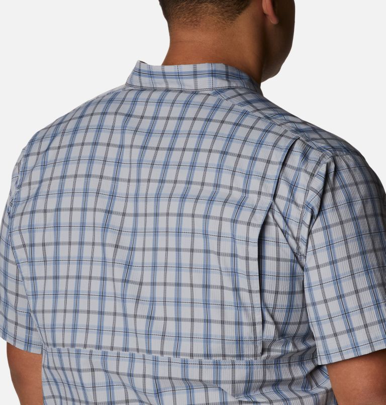 Chemise à manches courtes Silver Ridge Lite Plaid pour homme - Tailles fortes, Color: Columbia Grey Switchback Madras, image 5
