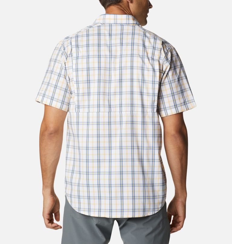 Camisa manga corta Silver Ridge Lite Plaid para hombre, Color: White Switchback Madras, image 2
