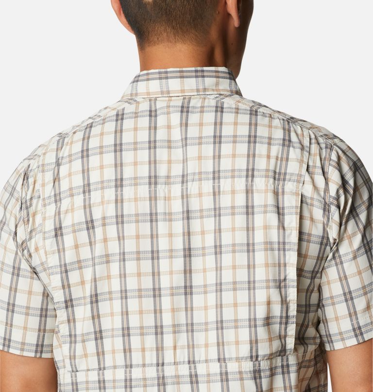 Thumbnail: Men's Silver Ridge Lite Plaid Short Sleeve Shirt, Color: Chalk Switchback Madras, image 5