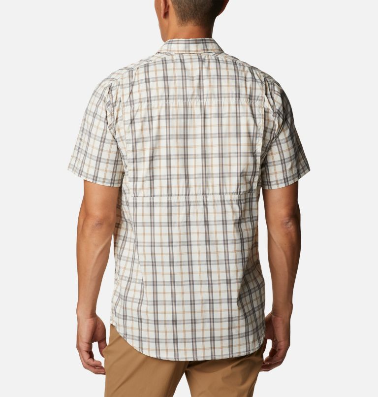 Thumbnail: Men's Silver Ridge Lite Plaid Short Sleeve Shirt, Color: Chalk Switchback Madras, image 2