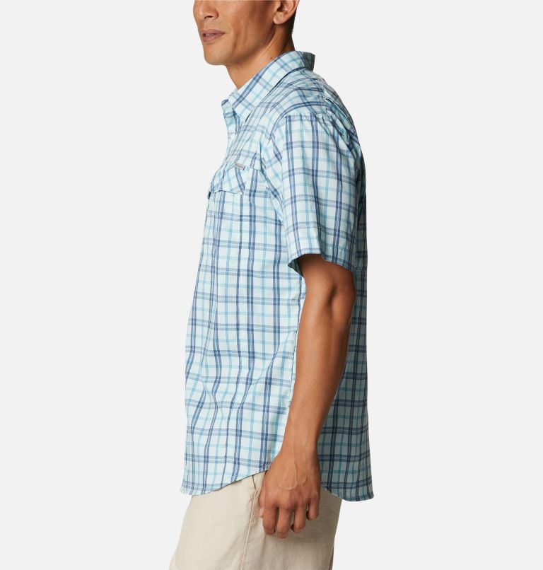 Silver Ridge Lite Plaid Short Sleeve | 329 | M, Color: Icy Morn Switchback Madras, image 3