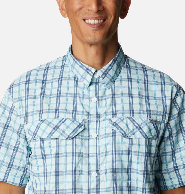 Thumbnail: Chemise Manches Courtes Silver Ridge Lite Plaid Homme, Color: Icy Morn Switchback Madras, image 4