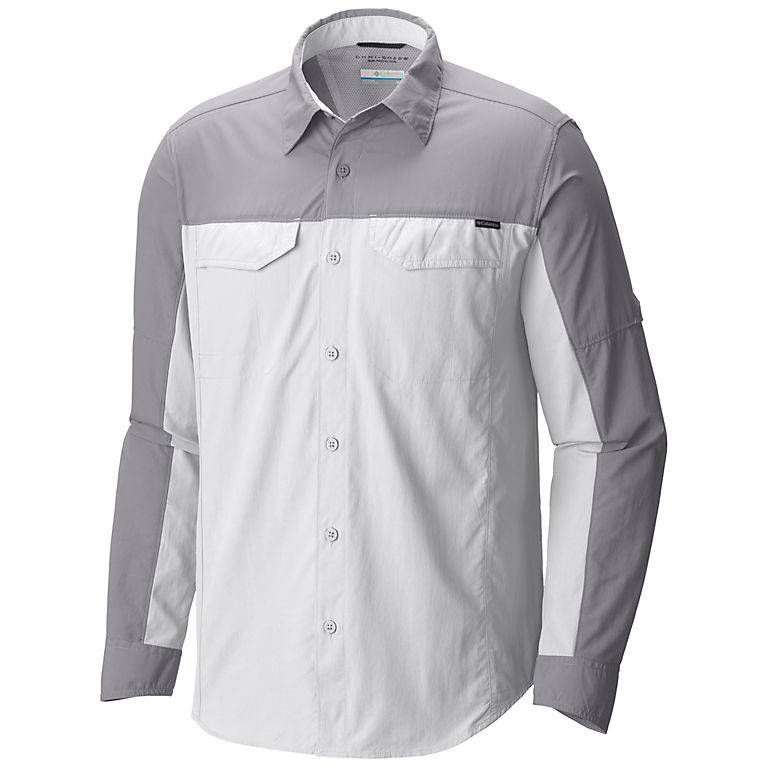 Columbia Mens Silver Ridge Blocked Long Sleeve Shirt