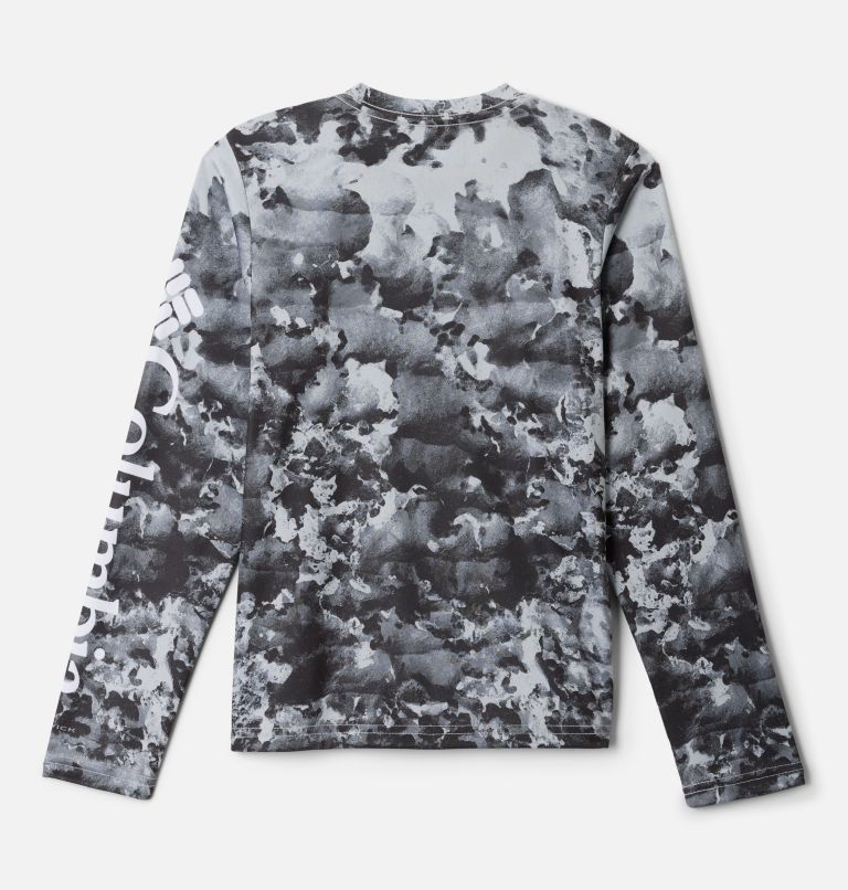 Kids' PFG Super Terminal Tackle Long Sleeve Shirt, Color: Cool Grey Seamoss, image 2