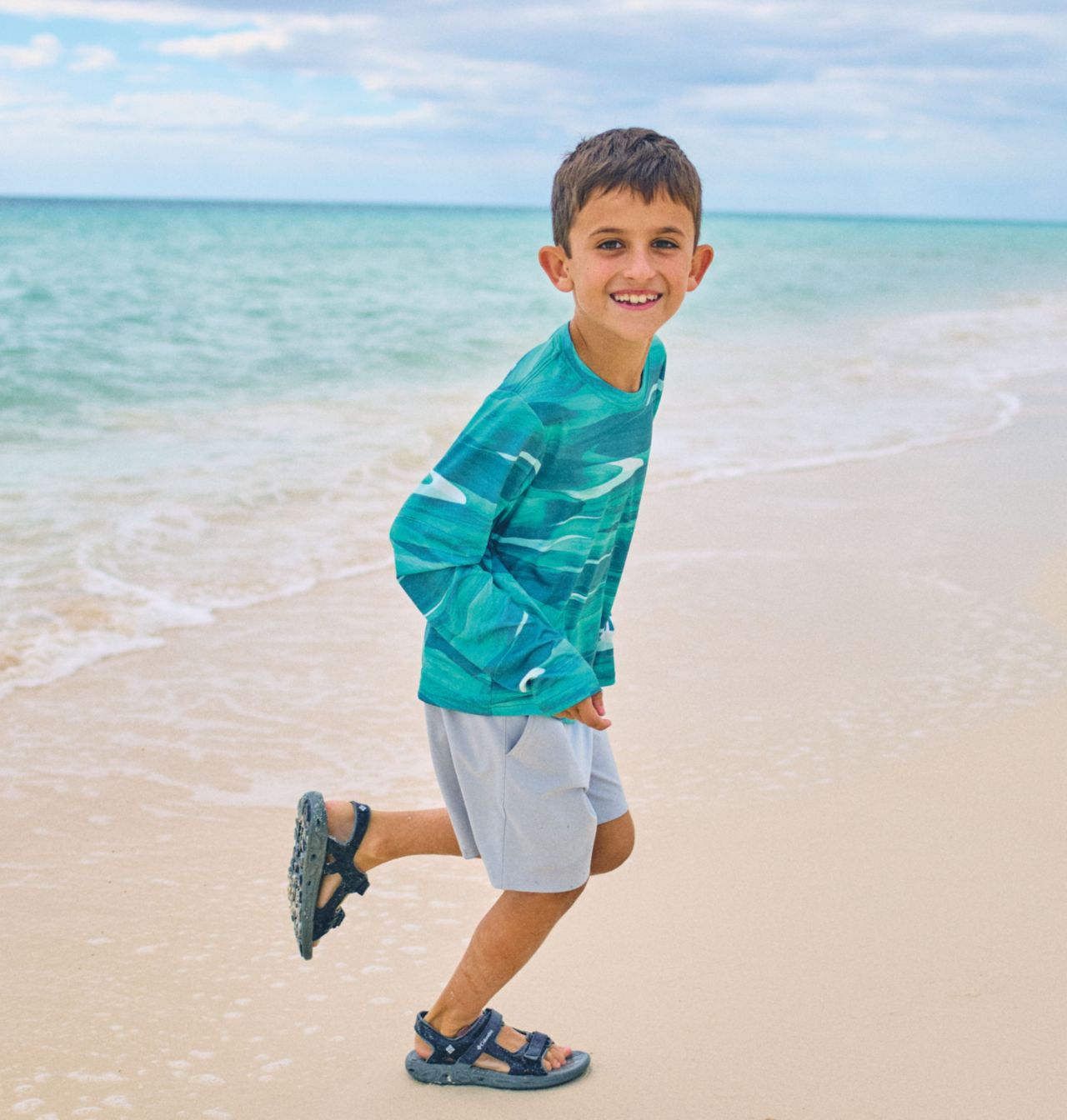 Kids' PFG Super Terminal Tackle™ Long Sleeve Shirt 3