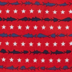 Red Spark Merica Fish Stripe