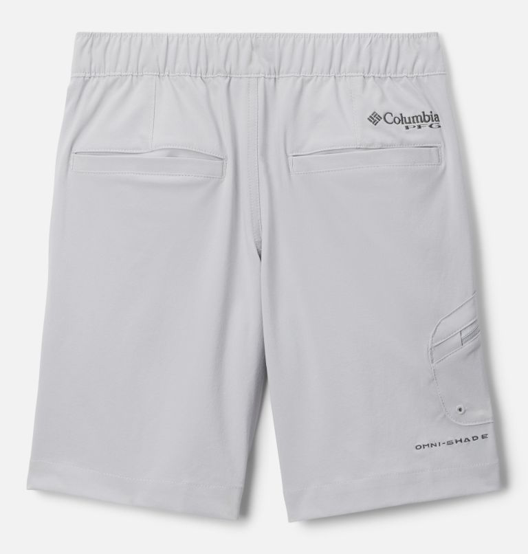 Boys' PFG Terminal Tackle Shorts, Color: Cool Grey, image 2
