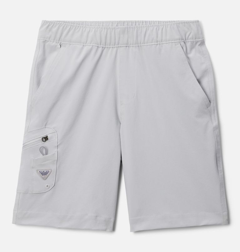 Thumbnail: Boys' PFG Terminal Tackle Shorts, Color: Cool Grey, image 1