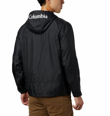 black columbia men's windbreaker