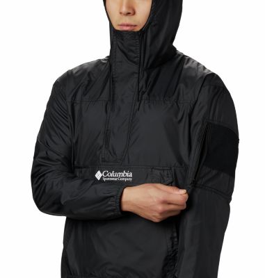 black columbia men's windbreaker