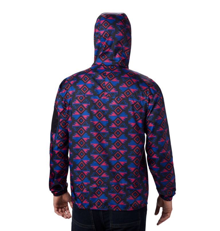 Challenger&trade; Windbreaker | 014 | XXL Men's Challenger&trade; Windbreaker, Black SW Blocks, back