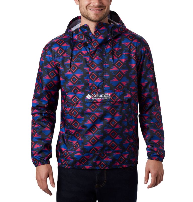 Challenger&trade; Windbreaker | 014 | XXL Men's Challenger&trade; Windbreaker, Black SW Blocks, front