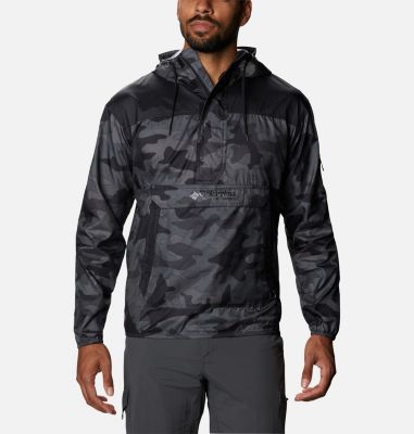 Men's Challenger&trade; Windbreaker Challenger&trade; Windbreaker | 271 | S, Black Trad Camo, Black, front