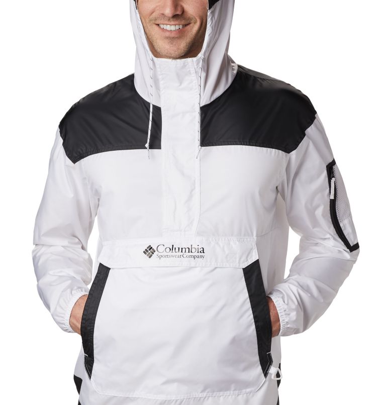 Mens black 2025 and white windbreaker