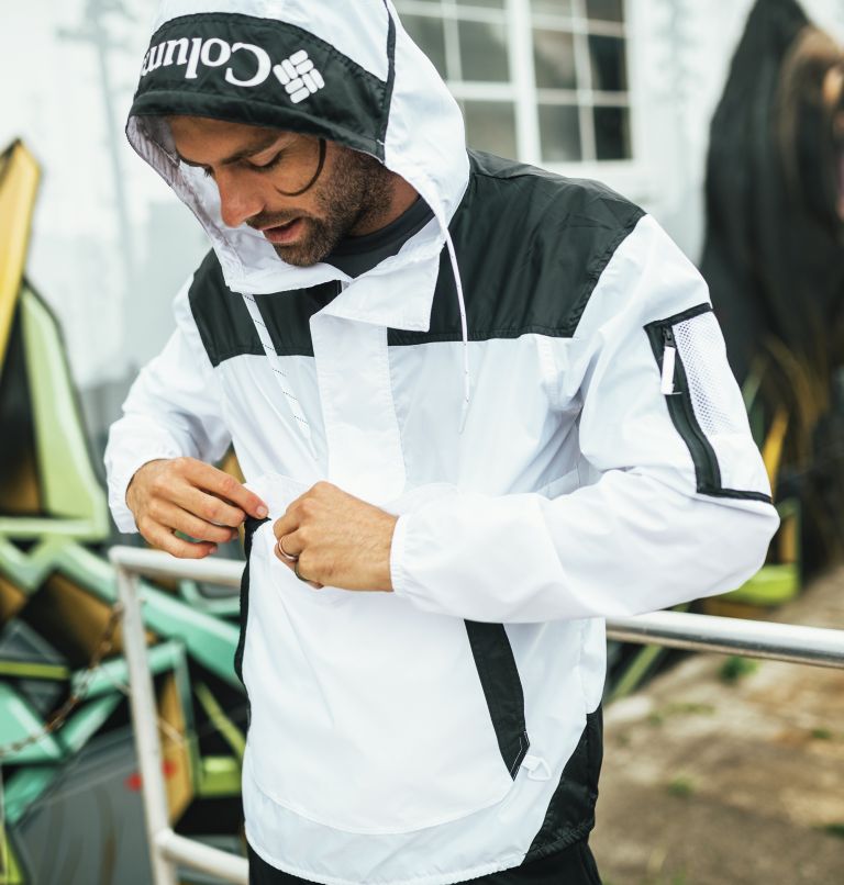 Columbia challenger store windbreaker white