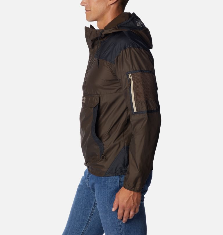Men's Challenger Windbreaker, Color: Cordovan, Black, image 3