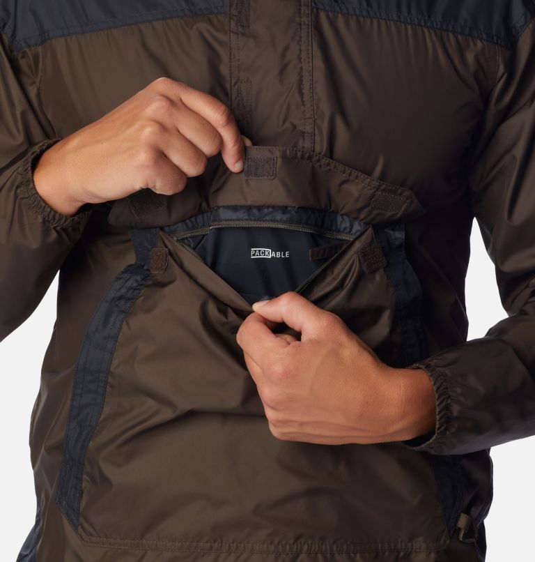 Men's Challenger Windbreaker, Color: Cordovan, Black, image 7