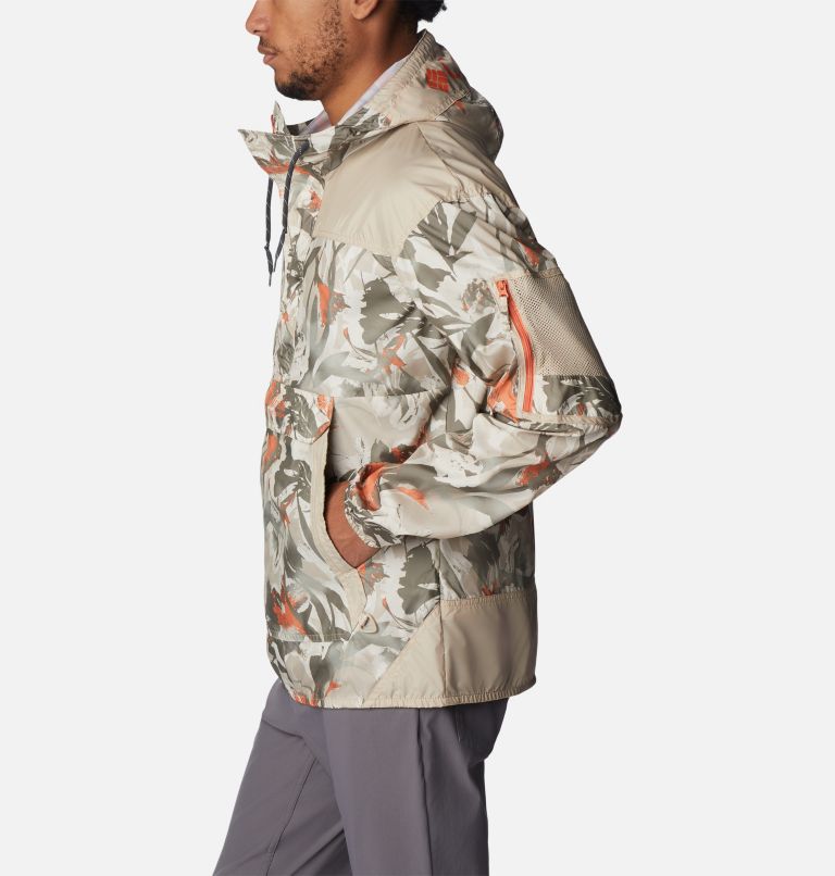 Men's Challenger Windbreaker, Color: Anct Fssl Floriculture Print, Anct Fssl, image 3