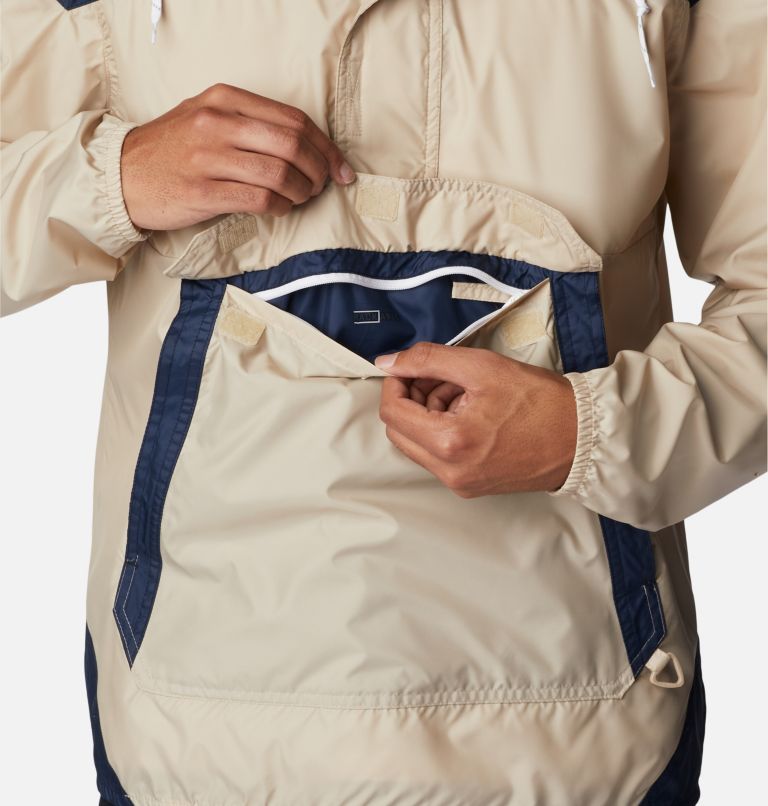 Challenger Windbreaker | 273 | S, Color: Ancient Fossil, Collegiate Navy, image 5