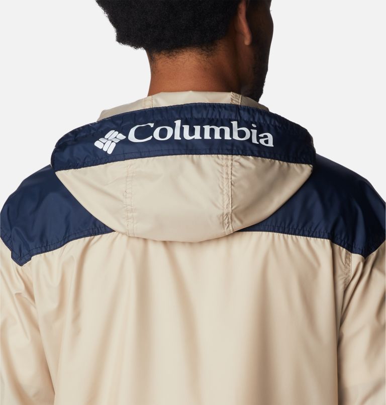 Challenger Windbreaker | 273 | S, Color: Ancient Fossil, Collegiate Navy, image 7